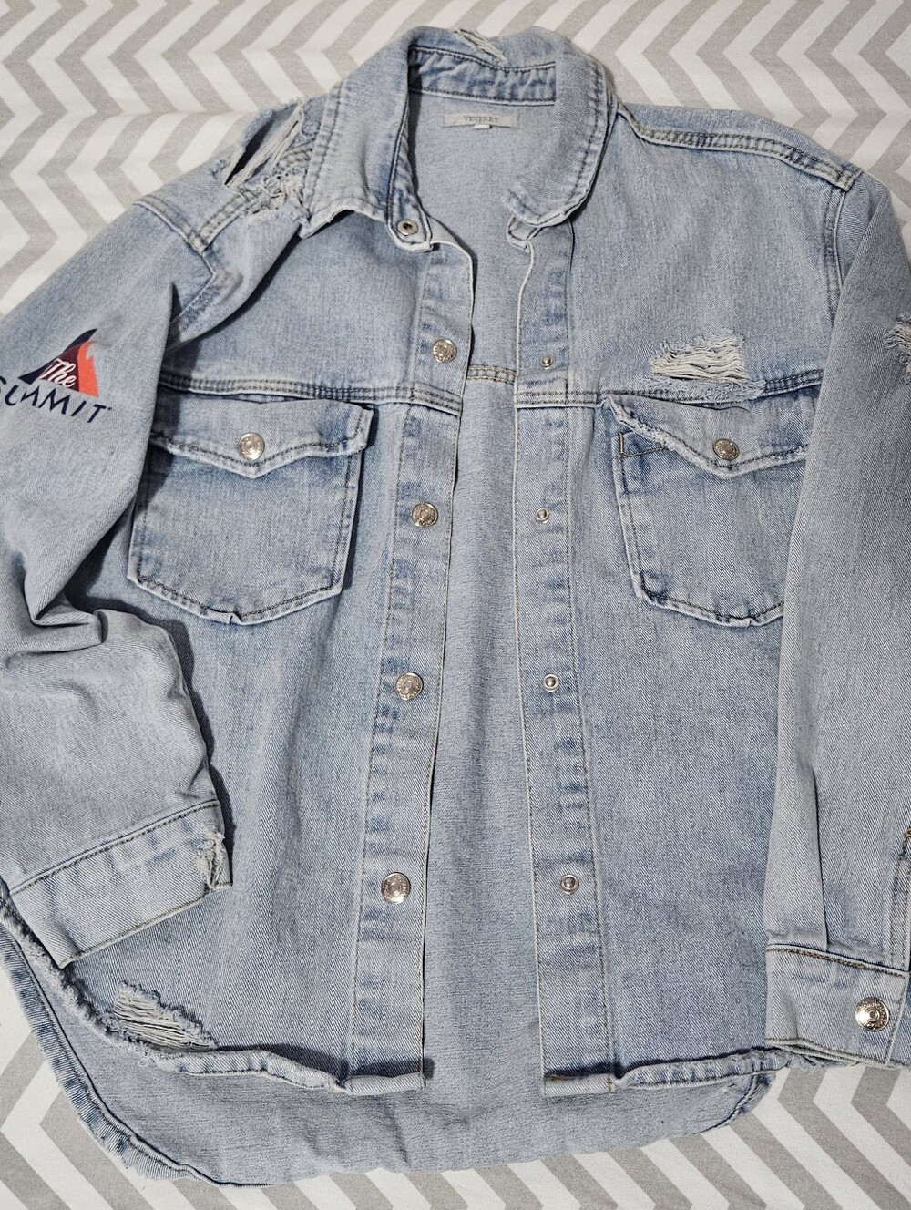Authenic Summit Oversized Denim Jean Jacket